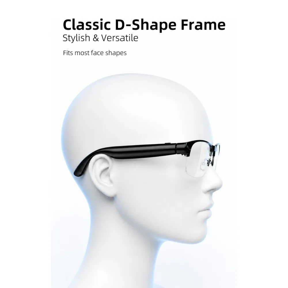 800W Camera Smart Glasses Men Video Recording AI Photo Recognition Bluetooth Call Voice Translation Sunglasses Man Women Eyewear