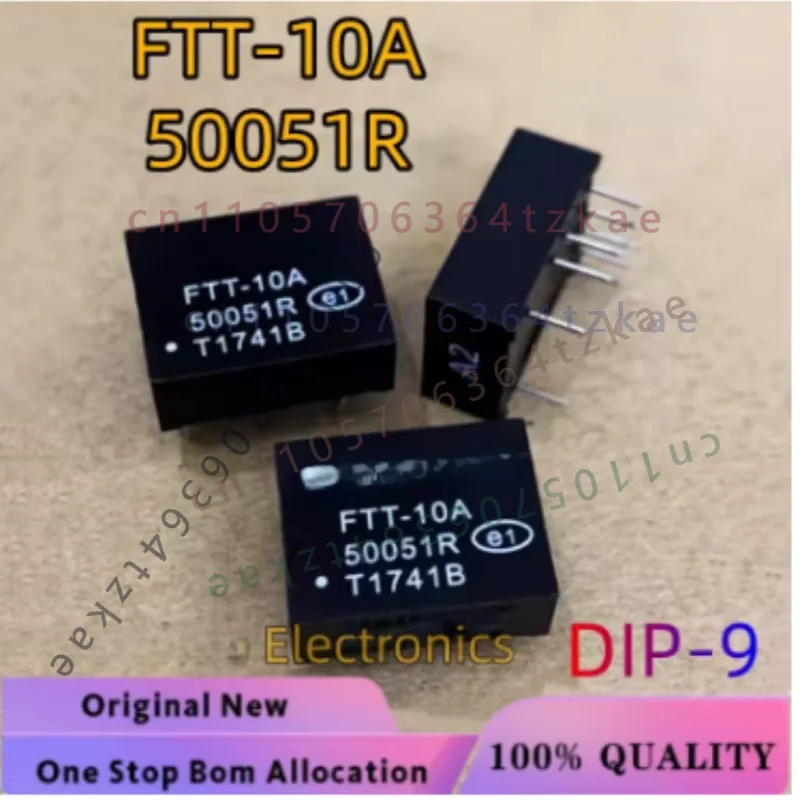 1PCS/LOT New FTT-10A 50051R DIP-6 Direct Plug Transformer Power Module PIN-9 FT-X1 FT-X1-14240R