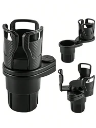 Car Cup Holder Expander Tray with Detachable Car Cup Holder Tray,Car Food Trays for Eating Cup Holder Tray Table for Car