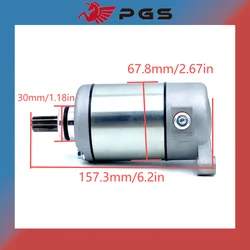 Starter motor For Stels 500 KAZUMA K/GT Jaguar 500cc 192MR-1015000 LU018233 POLARIS Sportsman Ranger 3090188