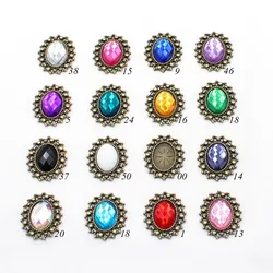 Sparkly 10Pcs metal rhinestones small crown pendant accessories DIY clothing hair jewelry decorative accessories