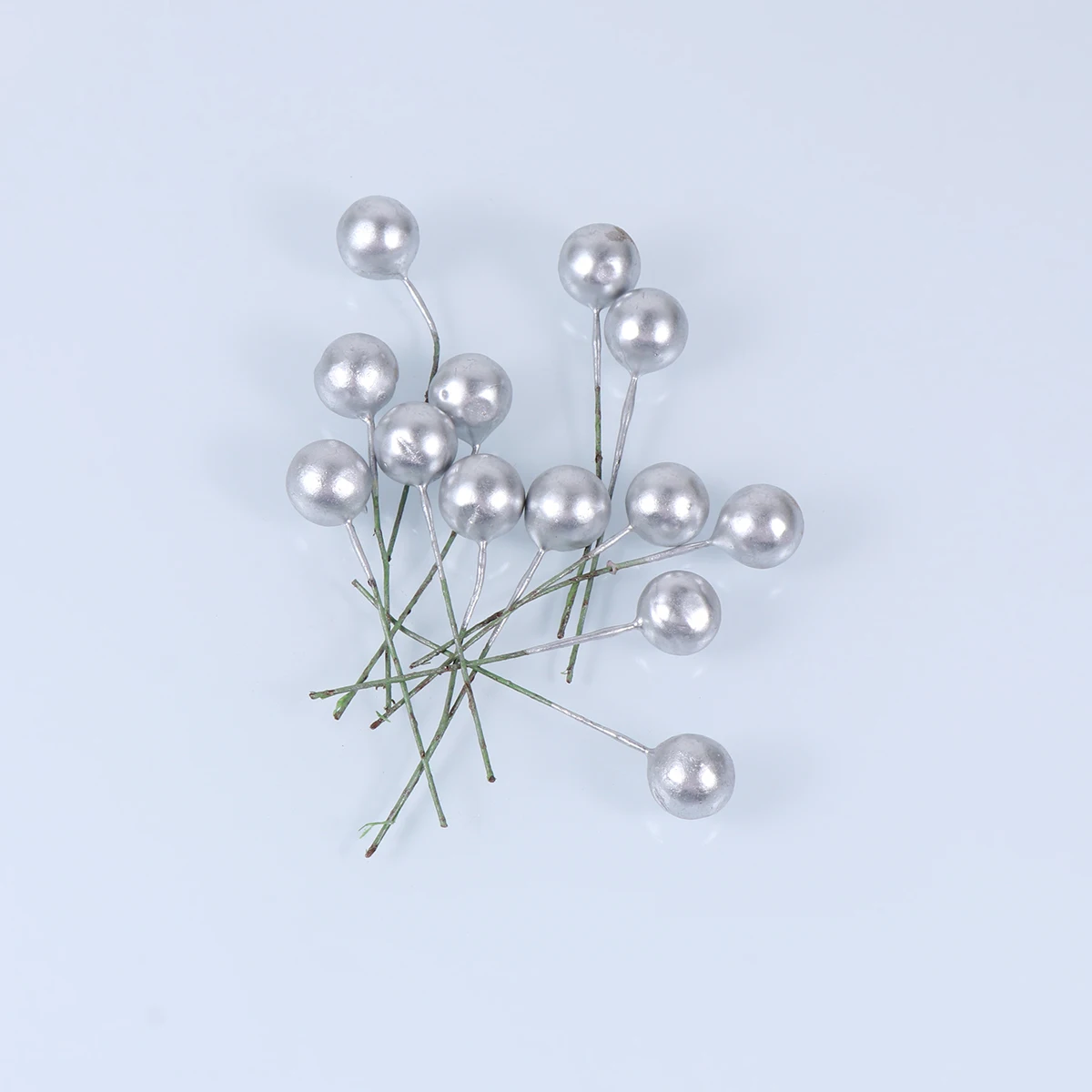 

100Pcs Realistic Artificial Berries Flexible Red Cherry Simulation Christmas Party DIY Home Decor Wreath Garland Supplies