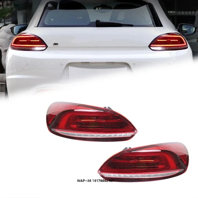 

FT Car Lights forVW Scirocco Taillights 2009-2014 Scirocco LED Tail Lamp Dynamic Turn Signal Light Car Taillights Assembly