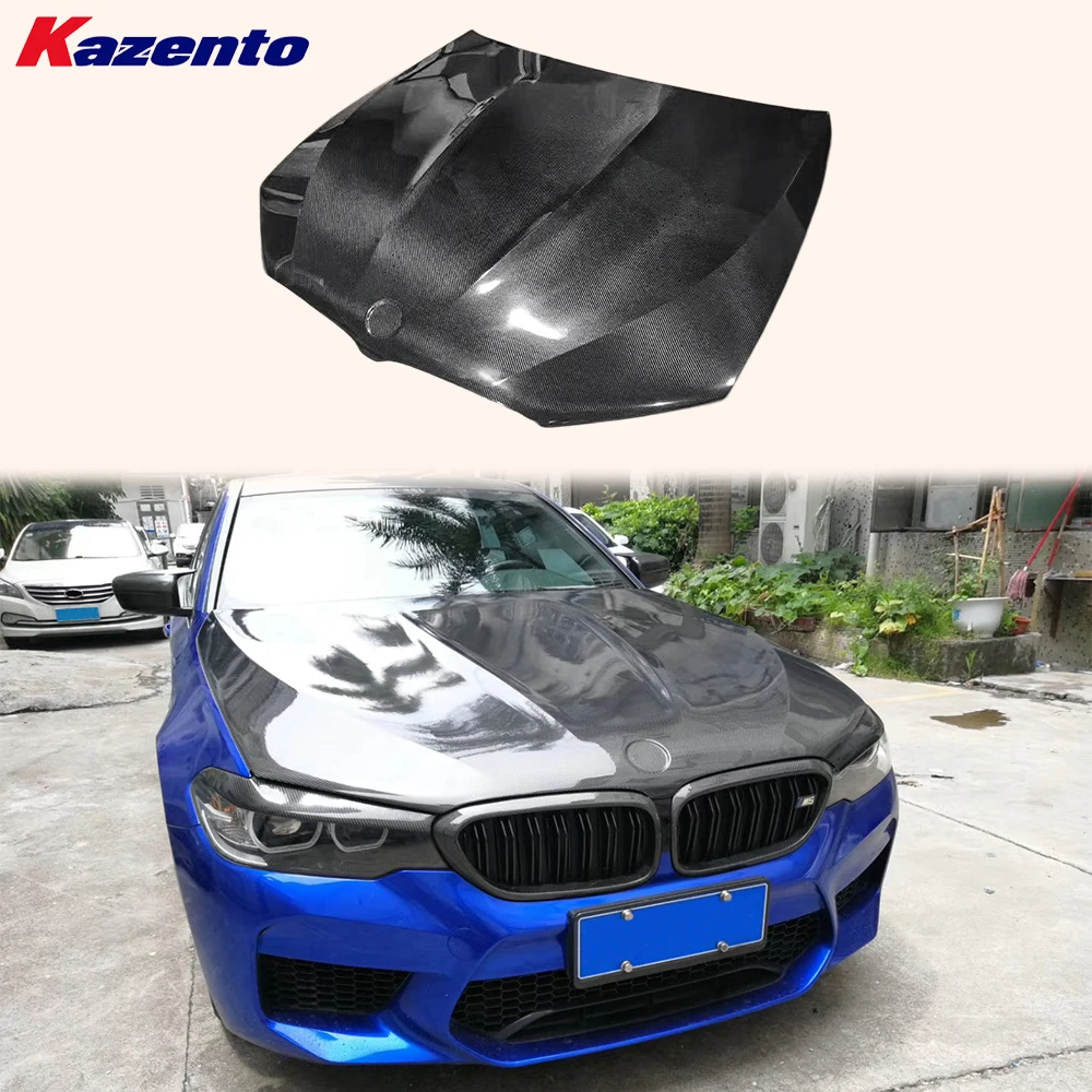 

For BMW 5 Series G30 2018-2024 Sedan Carbon M5 Style Front Vented Cooling Hood( Ocean freight is favorable, welcome to inqury)