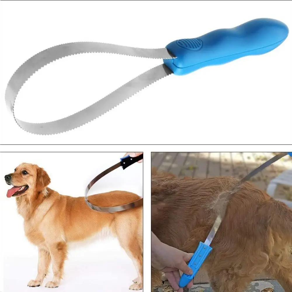 1PC Multifunction Pet Anti-itch Comb Practical Horse Detangling Brush With Anti-slip Handle Durable Horse Sweat Scraper