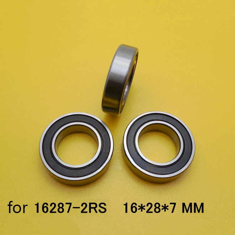 16287-2RS Bike Hub Bearing 16x28x7mm Double Sealed Steel For Mountain Rear Wheel Roller Bearings Replacement Part Accessory