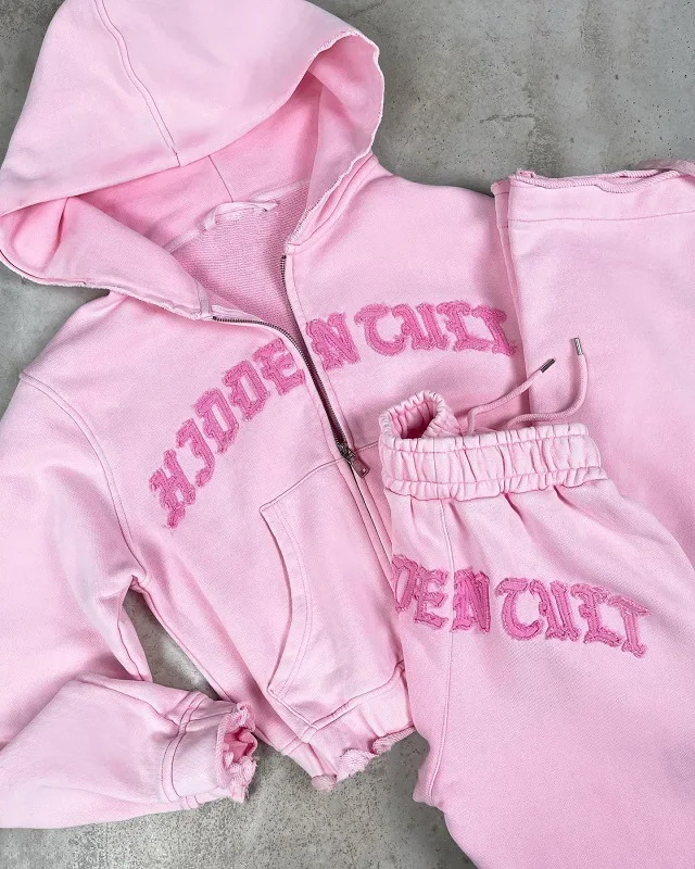 Sudadera con capucha de empalme de letras con cremallera estética Y2k para mujer, sudadera de manga larga Harajuku Punk, conjunto de ropa de abrigo Sexy y Linda