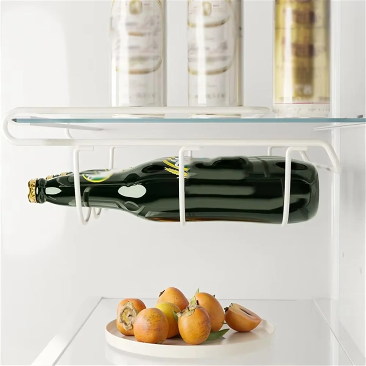 A86I-ثلاجة النبيذ رف شاشة الثلاجة المنزلية تخزين الرف لوازم المطبخ تخزين الرف تخزين الرف