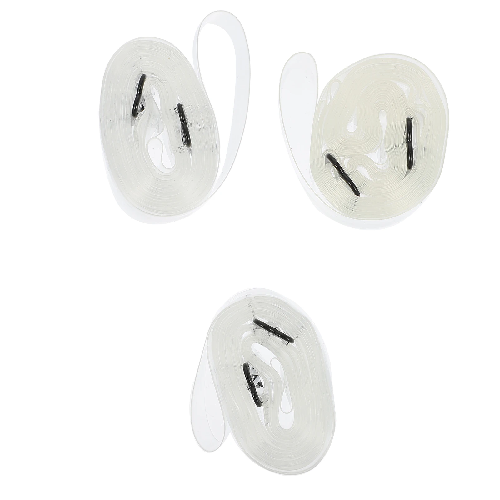 

3 pcs White TPU Piano Score Bands Durable Smooth Edges Music Clips Book Page Holders Guitar Parts