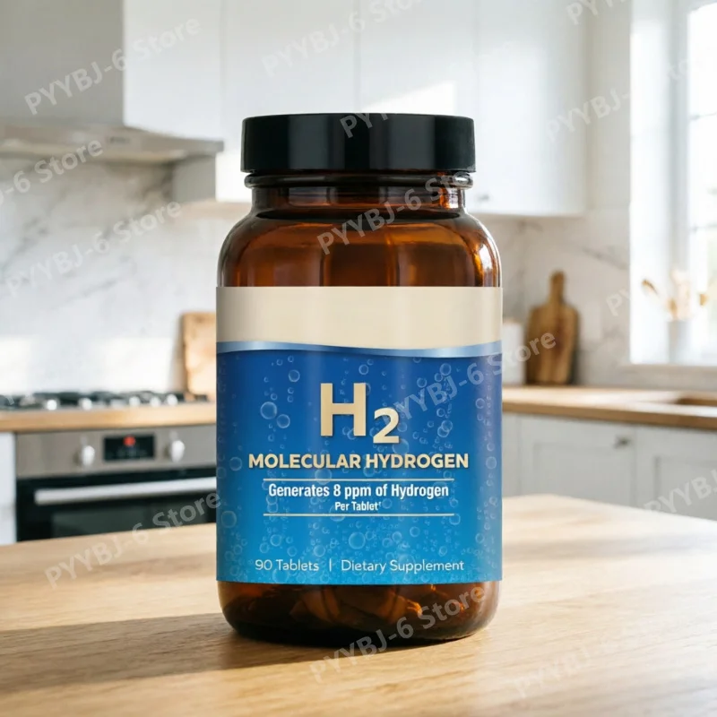 

H2 Molecular Hydrogen Tablets with Elemental Magnesium - Supports Healthy Aging, Cellular Energy & Brain Health 90 Tablets