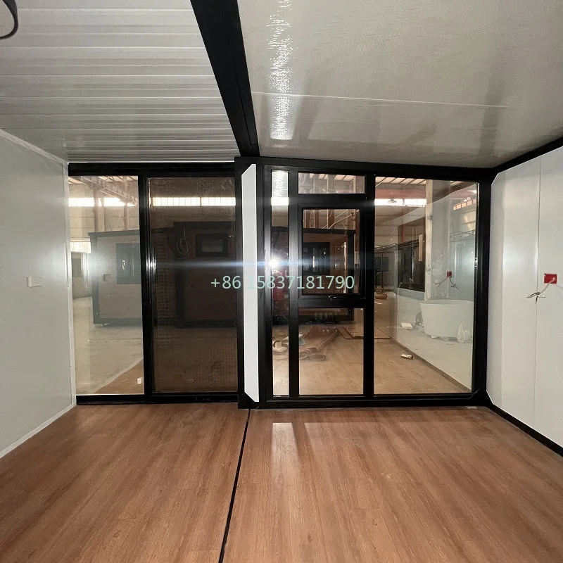 Folding Container House Luxury Design Modern Prefab House Container with Bedrooms Popular Modular Tiny Home for Netherlands