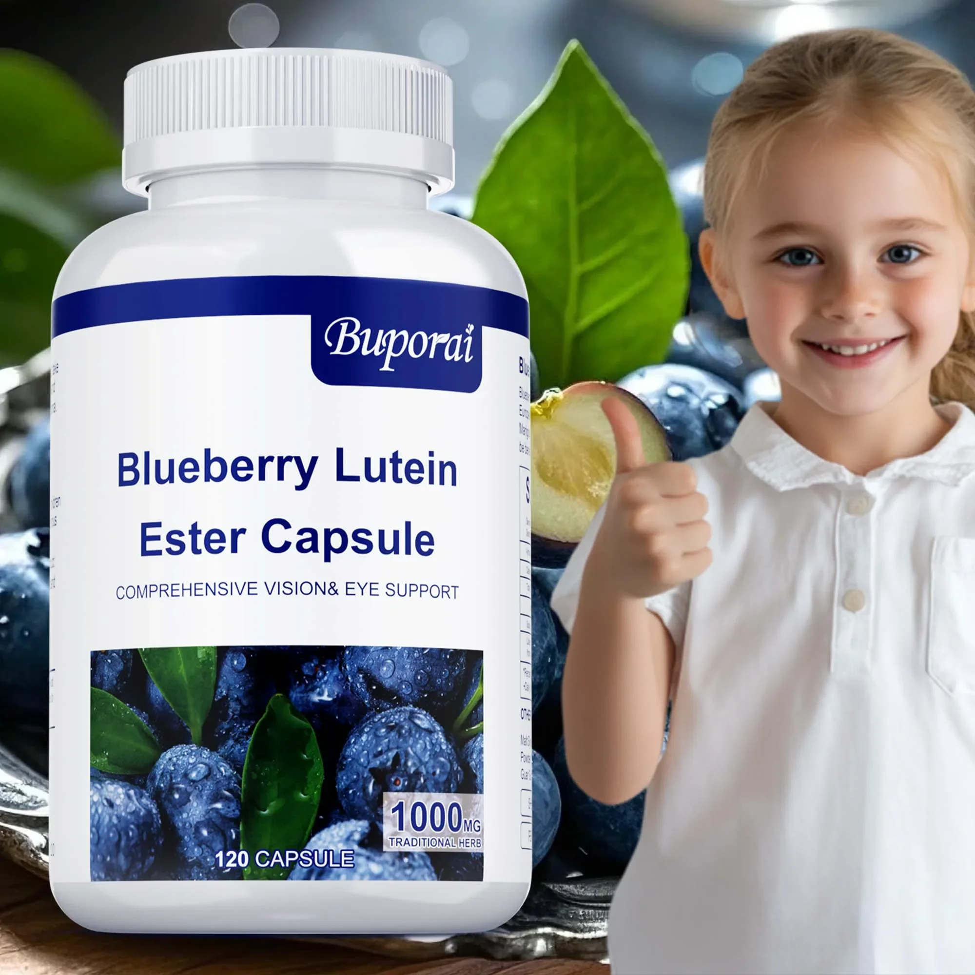 

Капсула Blueberry Lutein Ester — поддерживает здоровье рецина и макула, уменьшает усталость глаз, способствует здоровью глаз и зрению