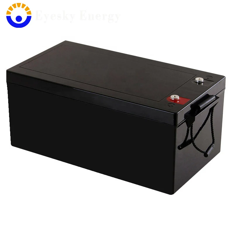 12v 200ah Lifepo4 Battery For Electric Outboard Thrust Trolling Motor Rowing Boat Abs Housing With Smart Bms