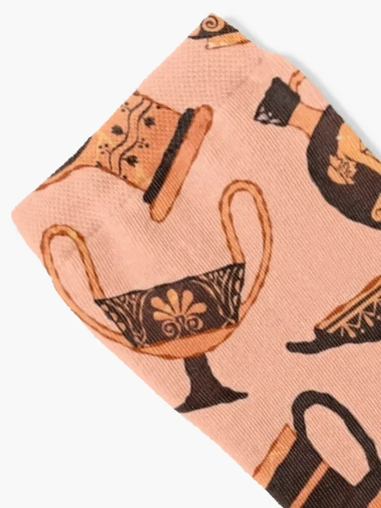 Ancient Greek Pottery Socks custom Wholesale hockey moving stockings Socks For Man Women's