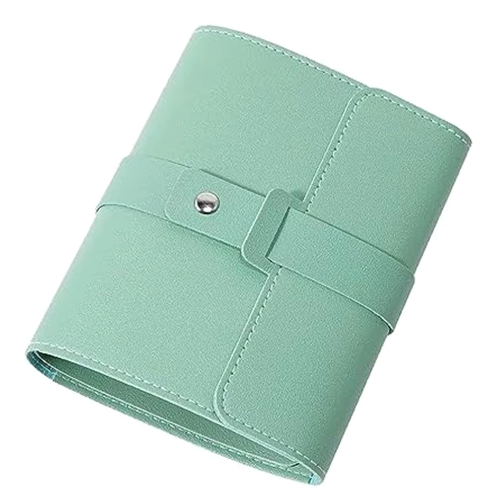 حقيبة تخزين المجوهرات FX، حقيبة تخزين القرط، حقيبة تخزين القرط الجلدية المحمولة القابلة للطي، حقيبة تخزين مجوهرات السفر Roll C Dura #3