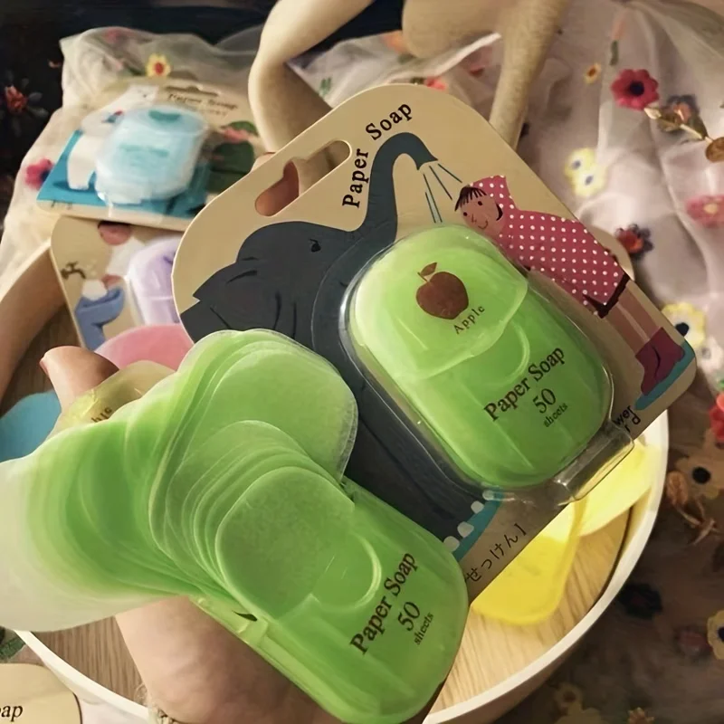 50Pcs Lavender Portable Soap S - Biodegradable Soap Camp review and price