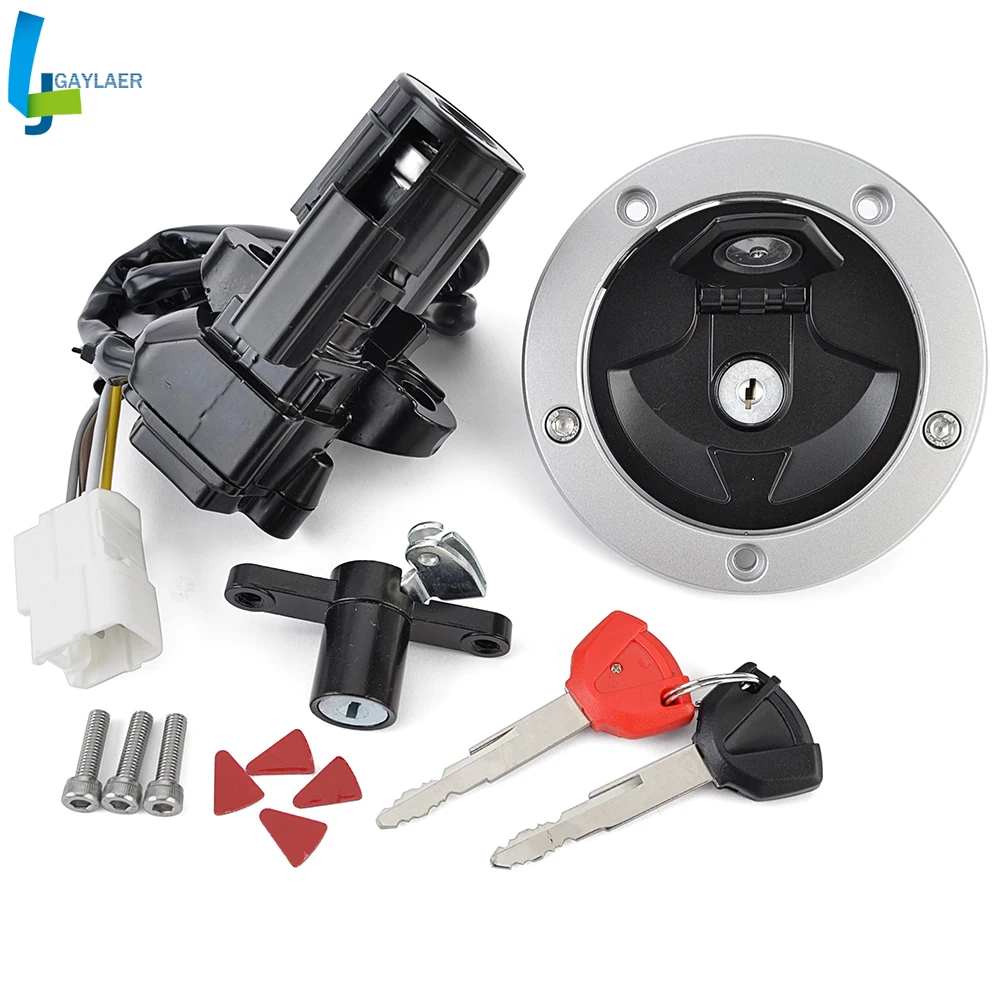 Fuel Gas Cap Ignition Switch Seat Lock Key for Kawasaki er6n er6f