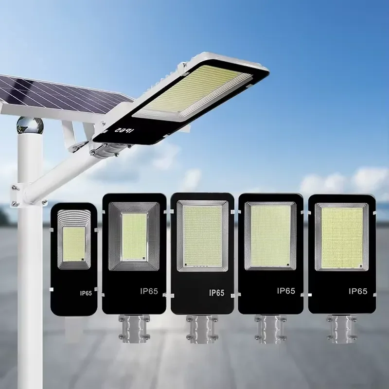 High Lumen IP65 Waterproof Solar Street Light LED Outdoor Energy Saving Lamp Wholesale High Quality for Garden Road Pathway