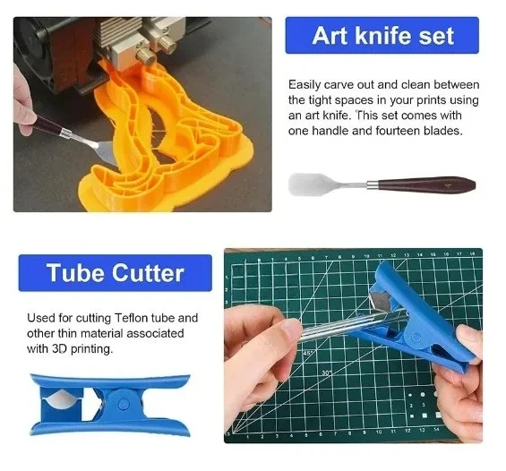 55 Pcs 3d printer kit 3d printer accessories multi-function kit