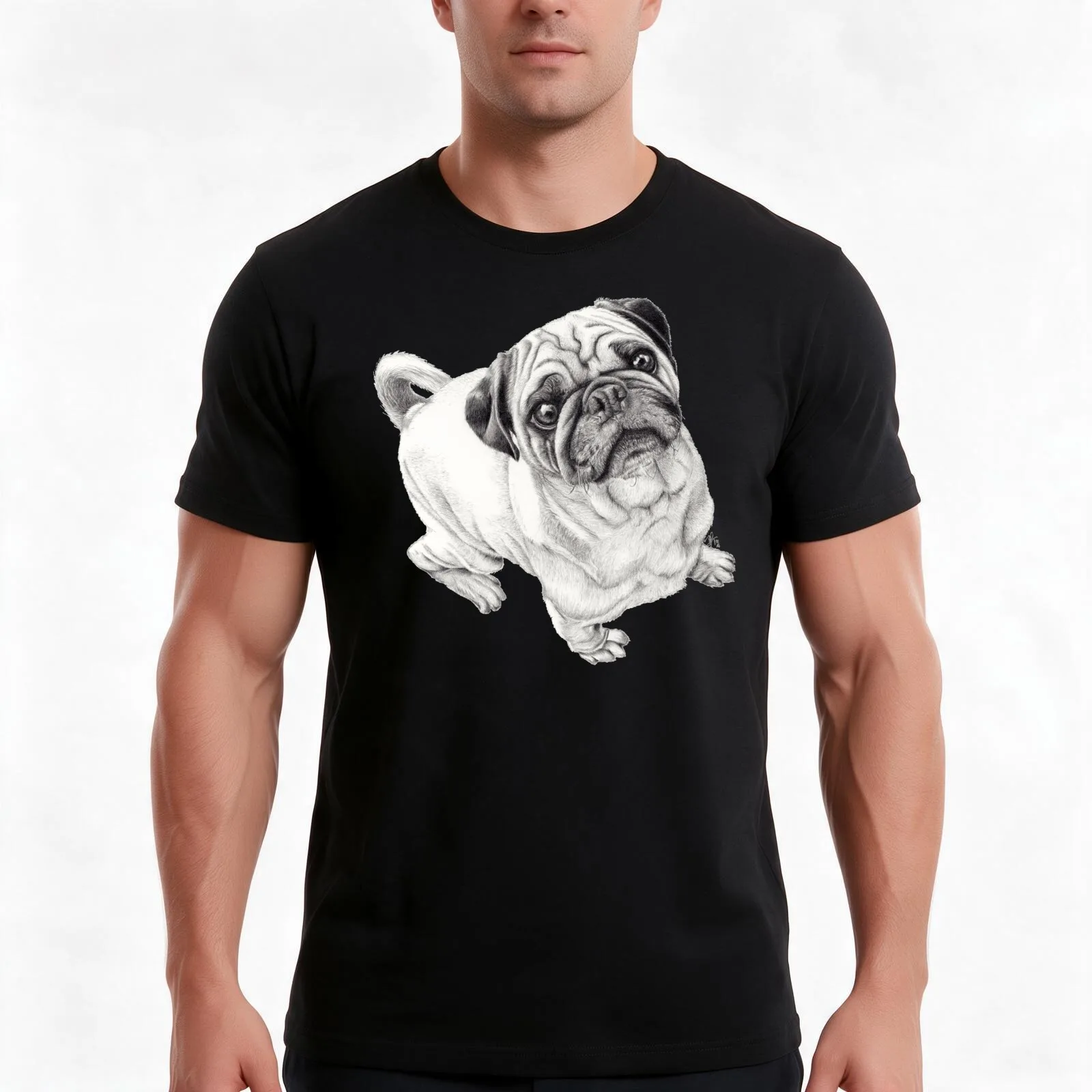 Seymour T-Shirt, Summer Casual Cotton Tee, Oversized Streetwear Tops, Vintage Graphic Print, Loose Fit Short Sleeve, 100% Cotton