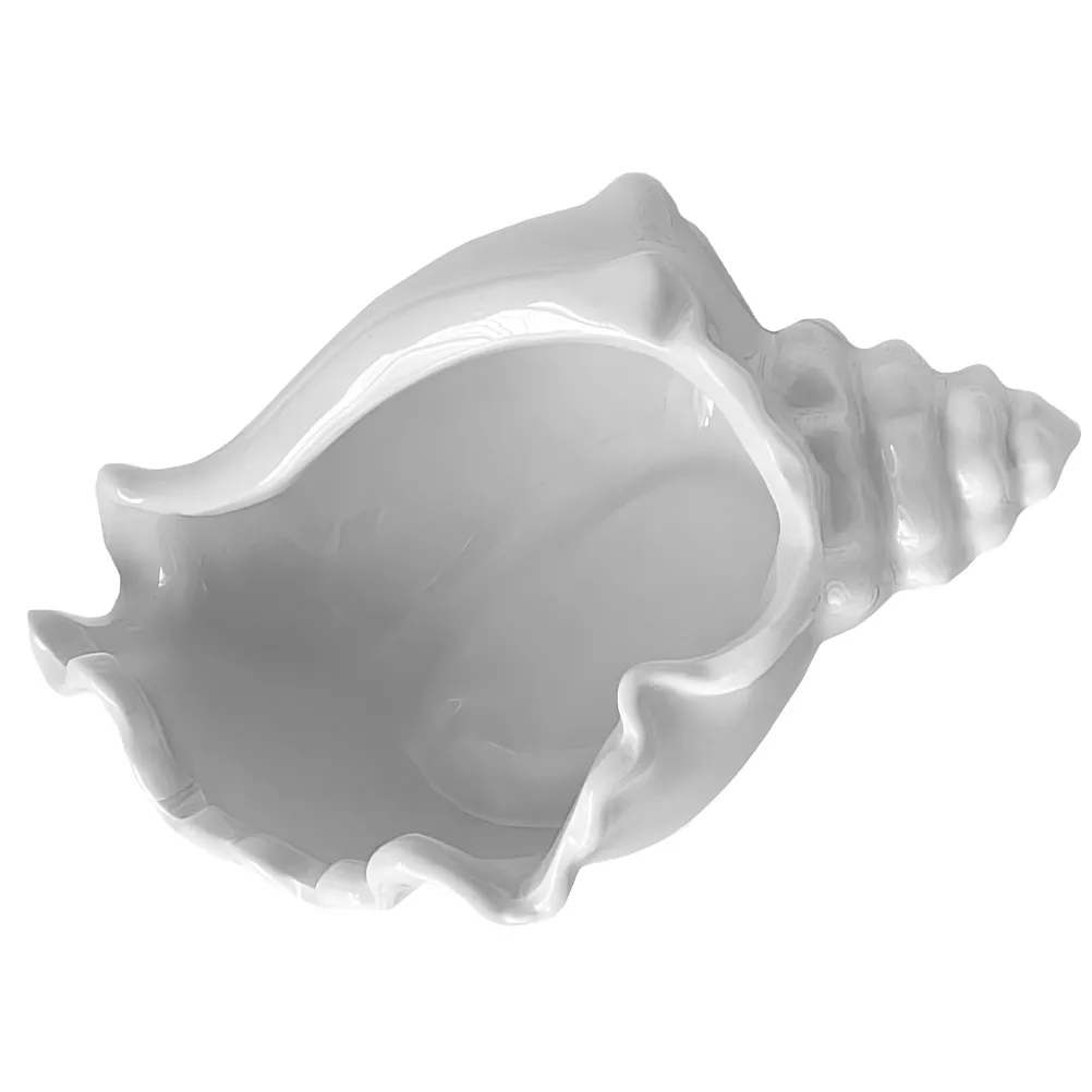 

Декоративная керамическая подставка-ракушка для украшений: тарелка для хранения колец, ключей, серег, ожерелий, настольный органайзер