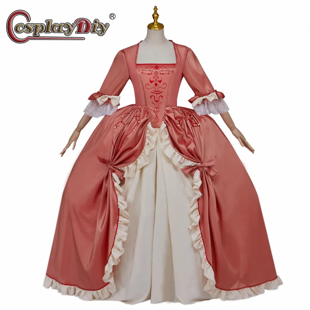 

Cosplaydiy Rococo Dress Marie Antoinette Baroque Ball Gown 1860s Civil War Vintage Dress Renaissance Costume Evening Party Dress