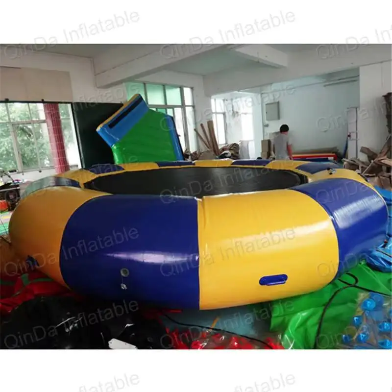 5M Trampolin Pool Float Spielzeug Wasser Aufblasbare Trampoline Aufblasbare Wasser Plattform Aufblasbare Türsteher Schwimmenden Wasser Park
