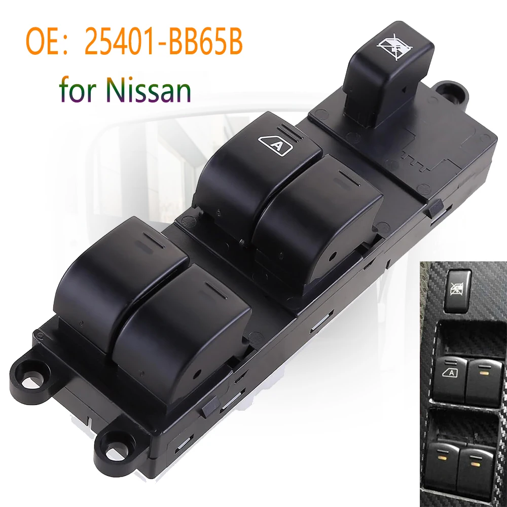 

Car Accessories for Nissan Qashqai J10 JJ10 2010 2011 2012 Pathfinder R51 power Window Control Switch Glass Lifter Button parts