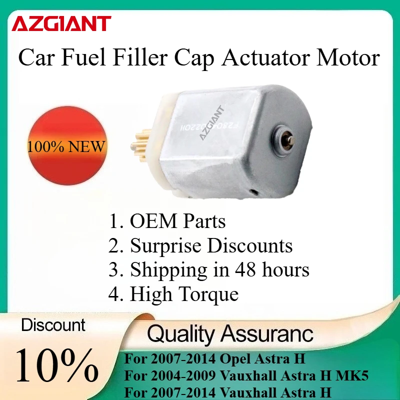 

Azgiant Fuel Filler Cap Actuator Motor for For 2007-2014 Opel Astra H/Vauxhall Astra H/ Renault Megane III 2008-2016 new parts