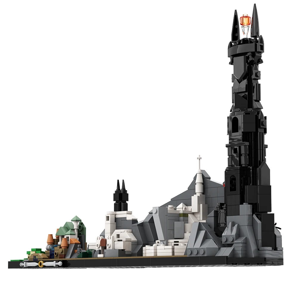 Gobricks – ensemble de blocs de construction du film MOC, l'architecture du horizon annelé, scènes de combat classiques, modèle de collection, jouets en brique, cadeau pour enfants