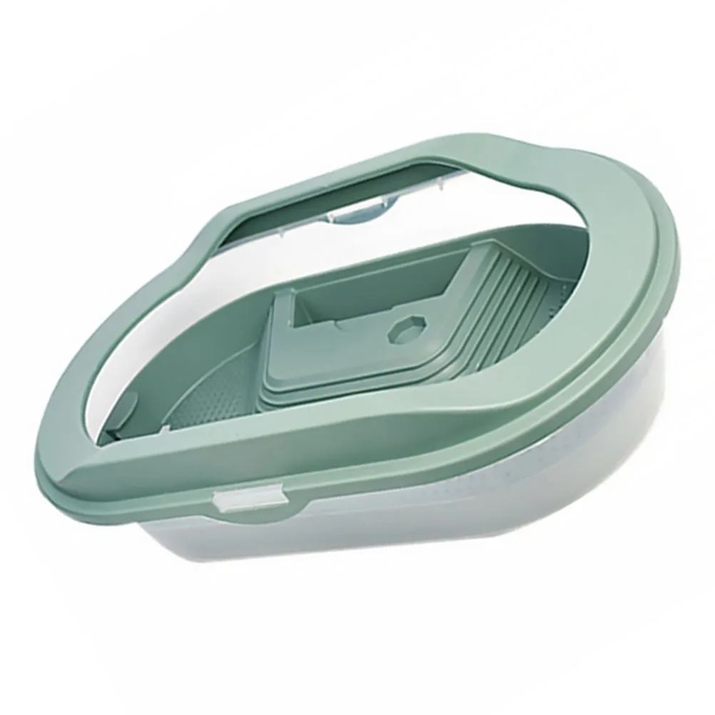 

Plastic Turtle Tank Aquarium Habitat Platform Swimming Area Basking Feeding Breeding Reptile Turtle Tank Aquarium