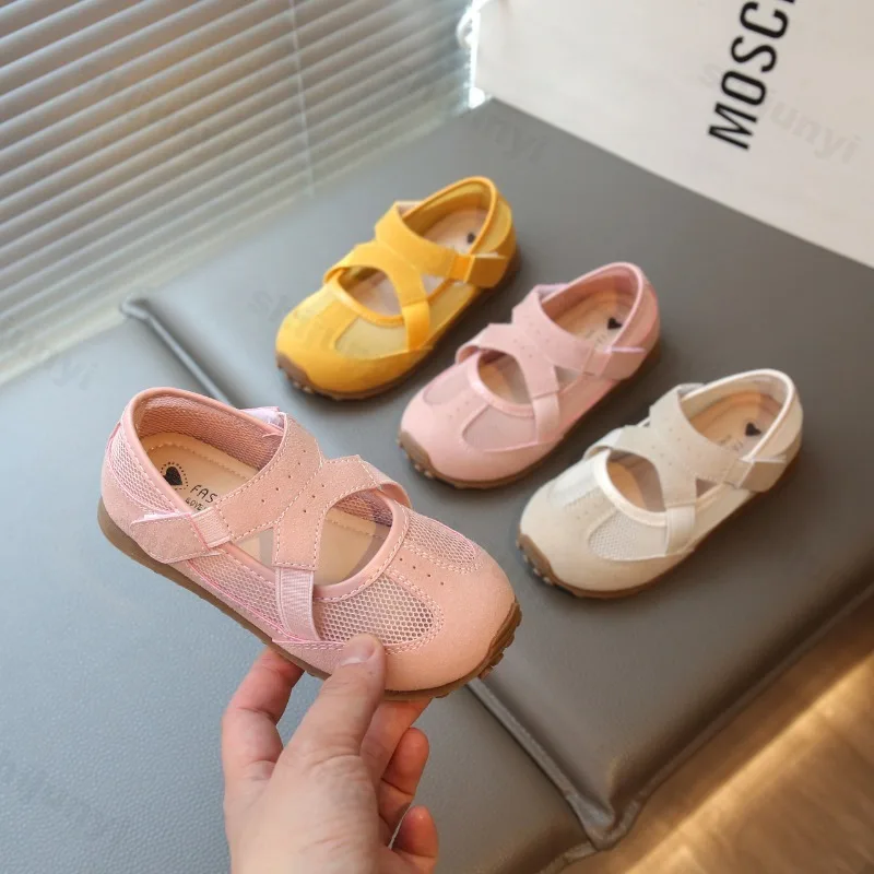 

Children Casual Sneakers Kids Sandals Breathable 2025 Summer Non Slip Soft Sole Outdoor Girls Sandals Fashion Sports Beach Shoes