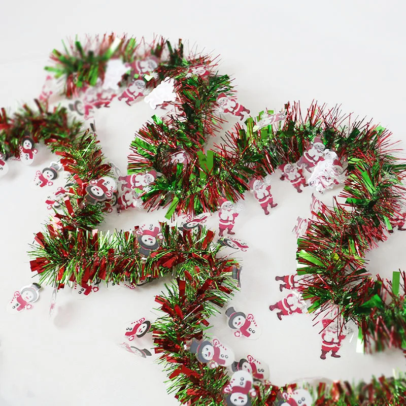 

Christmas Decorations, Snowman, Santa Claus Pendant, 2 m Thick Light Top Ribbon Ribbon, Mexican Decor, Confetti Banner, New