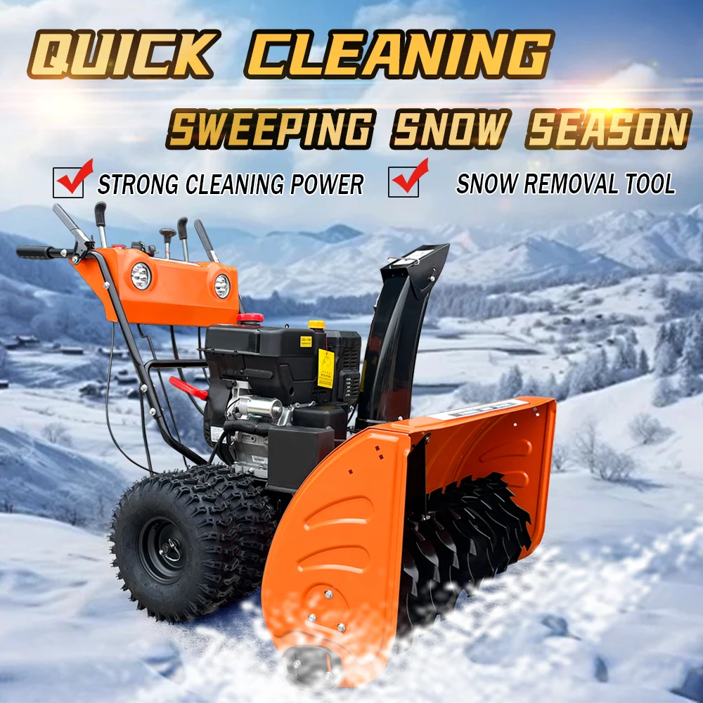 Outdoor Garden Cordless Snow Blower Sweeper Portable Diesel Mini Price Ride Machine Home Use