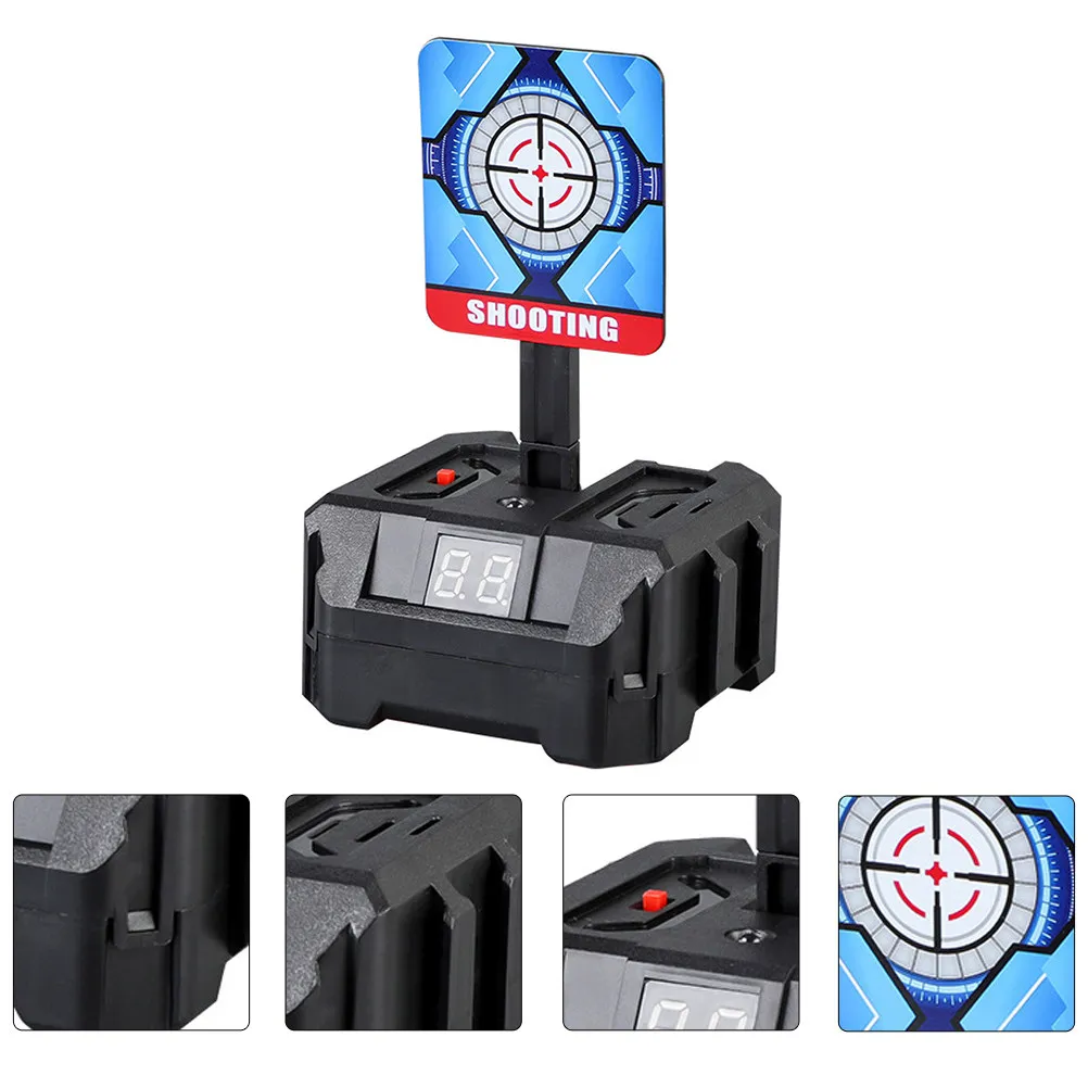 

Auto Scoring Electronic Shooting Target with Built-in Sound Effect and Automatic Reset for Boys Girls Teens Practice Accuracy