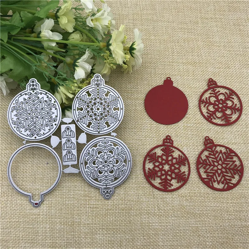 Weihnachten glocke snowbal Metall stencil mold Schneiden Stirbt dekoration sammelalbum sterben schnitte Album Papier Handwerk Präge DIY Karte Handwerk