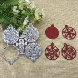 Christmas bell snowbal Metal stencil mold Cutting Dies decoration scrapbook die cuts Album Paper Craft Embossing DIY Card Crafts