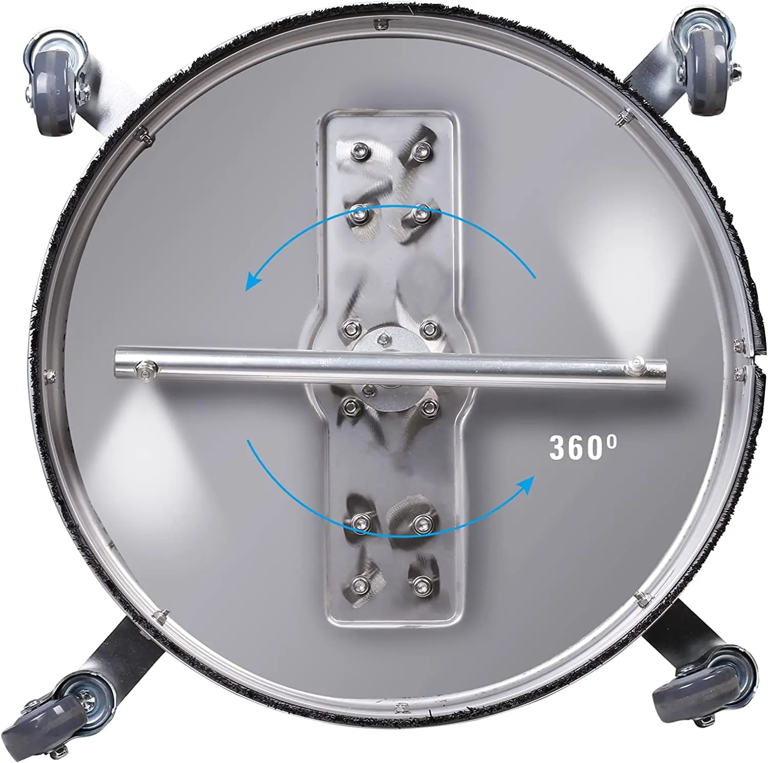 

Handle Pressure Washer Surface Cleaner With Wheels,stainless Steel Power Washer