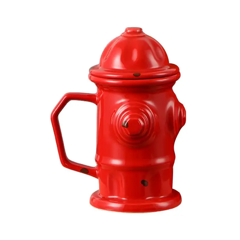 Fire Hydrant Coffee Cup Creative Milk And Tea Ceramic Mug Offices And Home Ornamental Mug For Coffee Bar Living Room