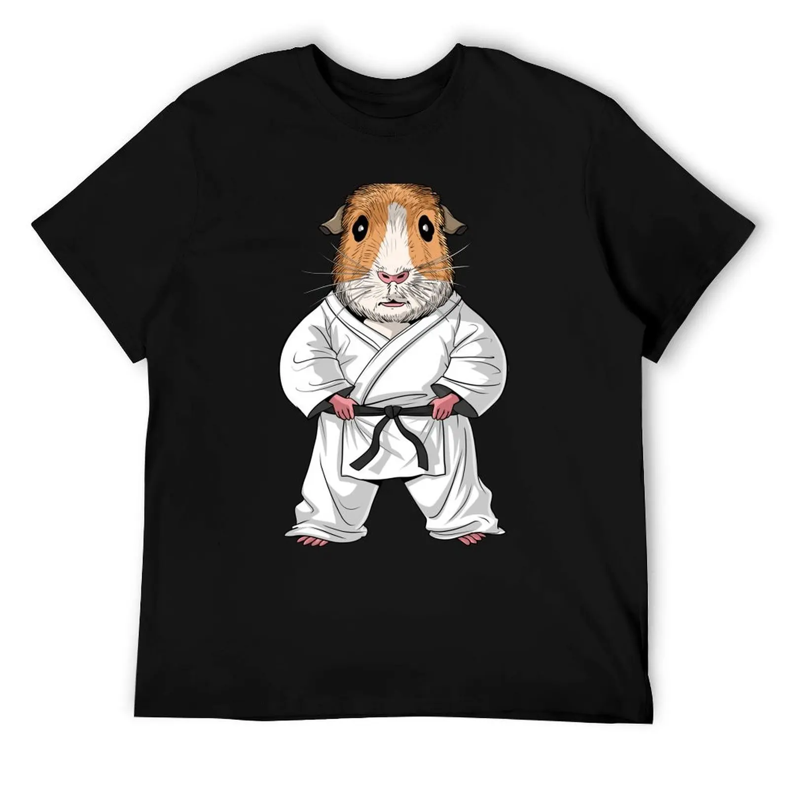 

Guinea Pig Karate T-Shirt mens graphic t shirts t shirt man plain T-Shirt