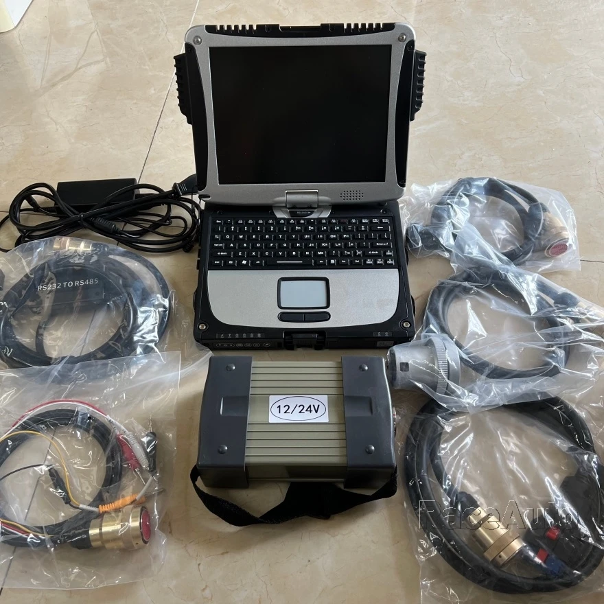 

MB Star Diagnostic Tool C3 with 5 cables work for MB Star C3 car scanner plus software hdd installed in military toughbook cf19