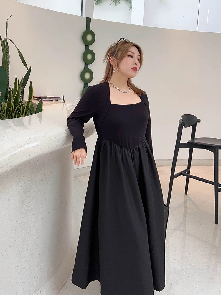 

Оригинальное платье Vogana большого размера в балетном стиле, свободного кроя, с завышенной талией, корейский стиль, для повседневной носки