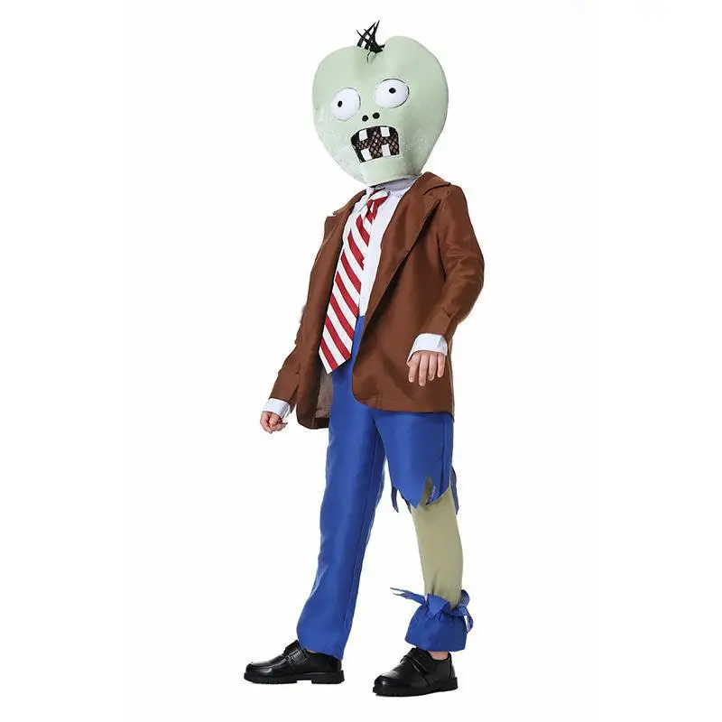 Children's Performance Costumes Halloween Parent-child Costumes Plant Vs Zombies Zombies Role-playing Costumes Full Costumes