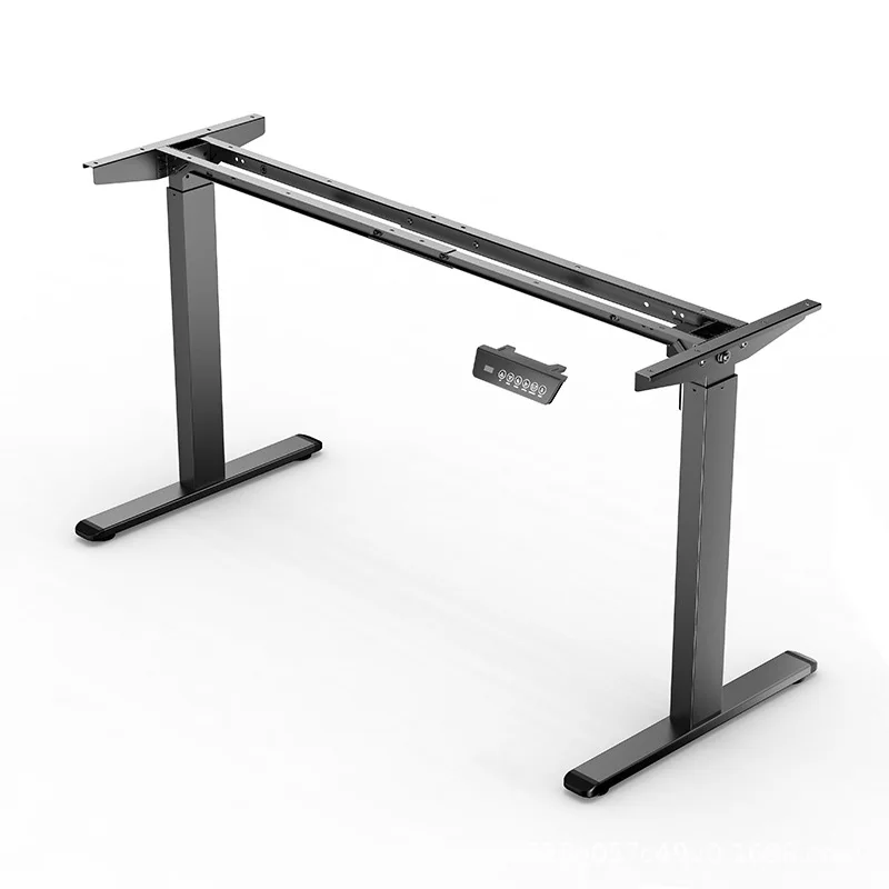 Elevating desk frame, standing upright office desk, electric computer desk, electric elevating desk legs, cross-border