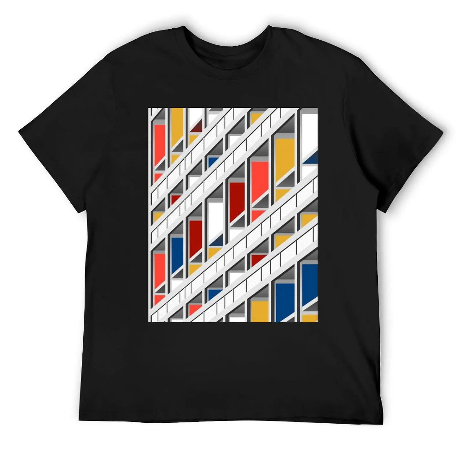 

Architecture illustration le corbusier T-Shirt cheap stuff customs design your own plus size clothes plain mens cotton t shirts