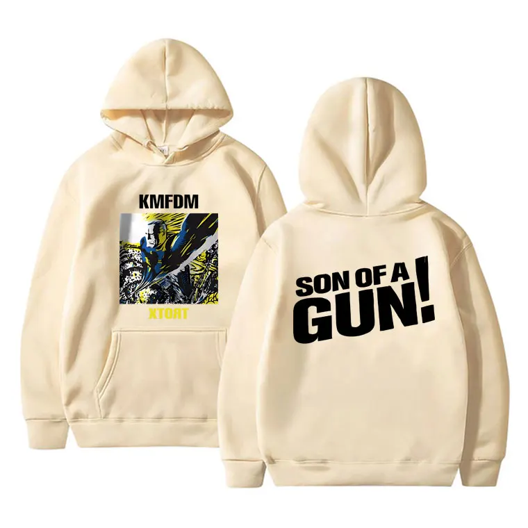 Rock Band KMFDM XTORT Graphic Print Hoodie Men Women Fashion Vintage Gothic Streetwear Unisex Casual Oversized Fleece Hoodies