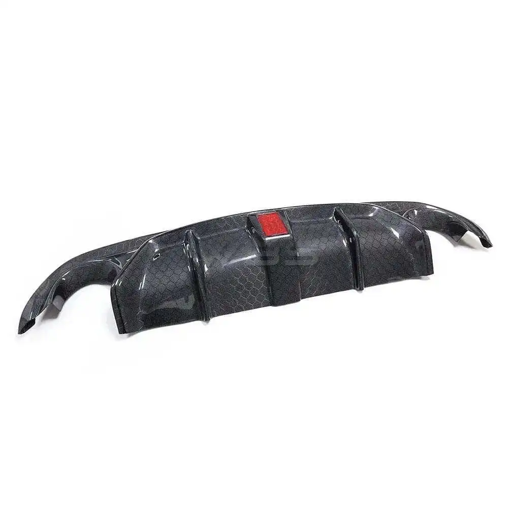 

Honeycomb Carbon Fiber Bumper Diffuser Lip for Infiniti Q50 2018 up Rear Diffuser