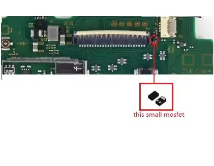 

New Compatible for N-intendo Switch Small Mosfet (Near to Fan connector) Motherboard Fix Component