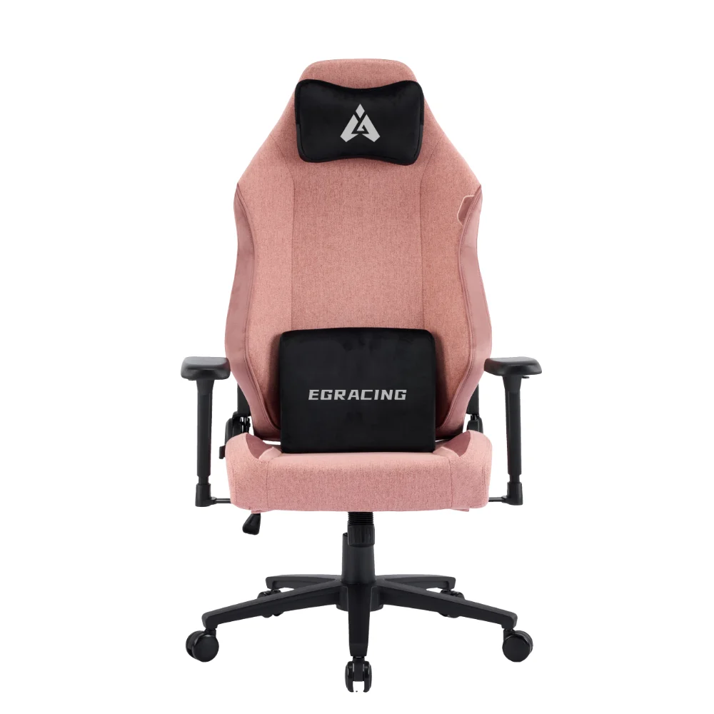 

High Quality Security Modern Pink Fabric Mould Foam Task Luxury Gaming Chair For Steering Wheel