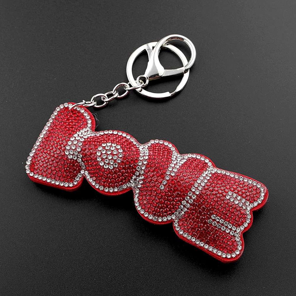 Liebesbrief-Schlüsselanhänger für Damen und Herren, vollständig mit Kristall-Strass besetzt, „Show U Love“, Geburtstagsgeschenk, Taschenanhänger, originelles Design, Schlüsselhalter, Schmuck – Detail 5